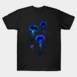 Space Jellyfish watercolor T-Shirt